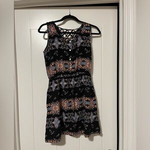 3/$10 ☀️ Printed Black Summer Dress